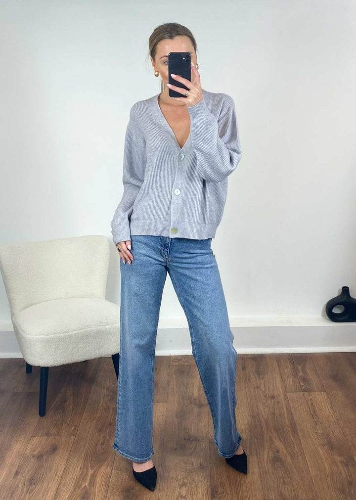 Soft Ribbed Cardigan