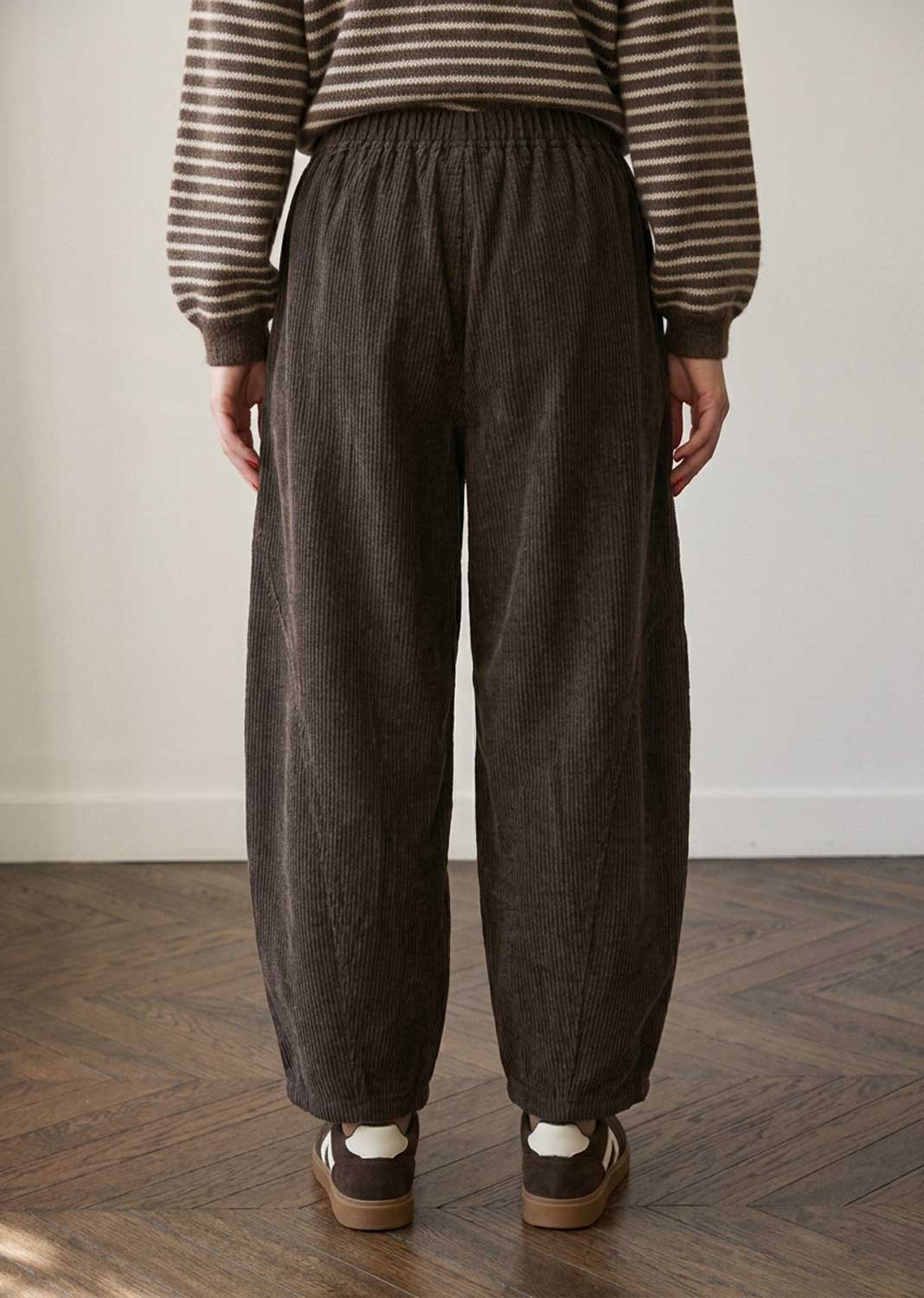 Sophie Jumbo Cord Barrel Pants
