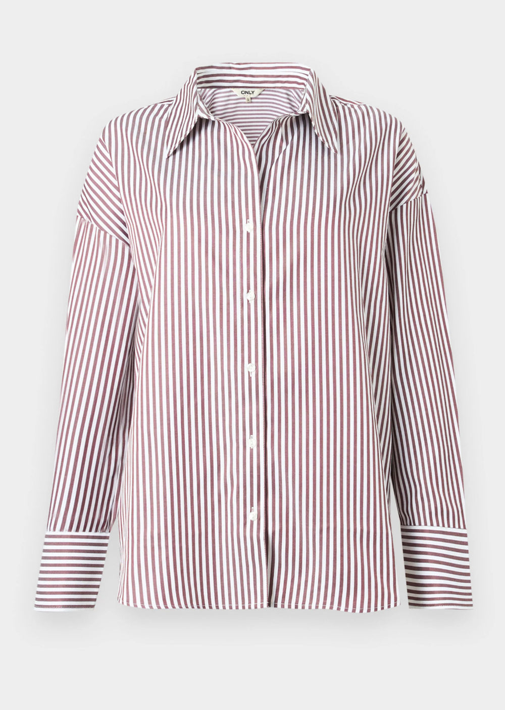 Burgundy Striped Shirt 