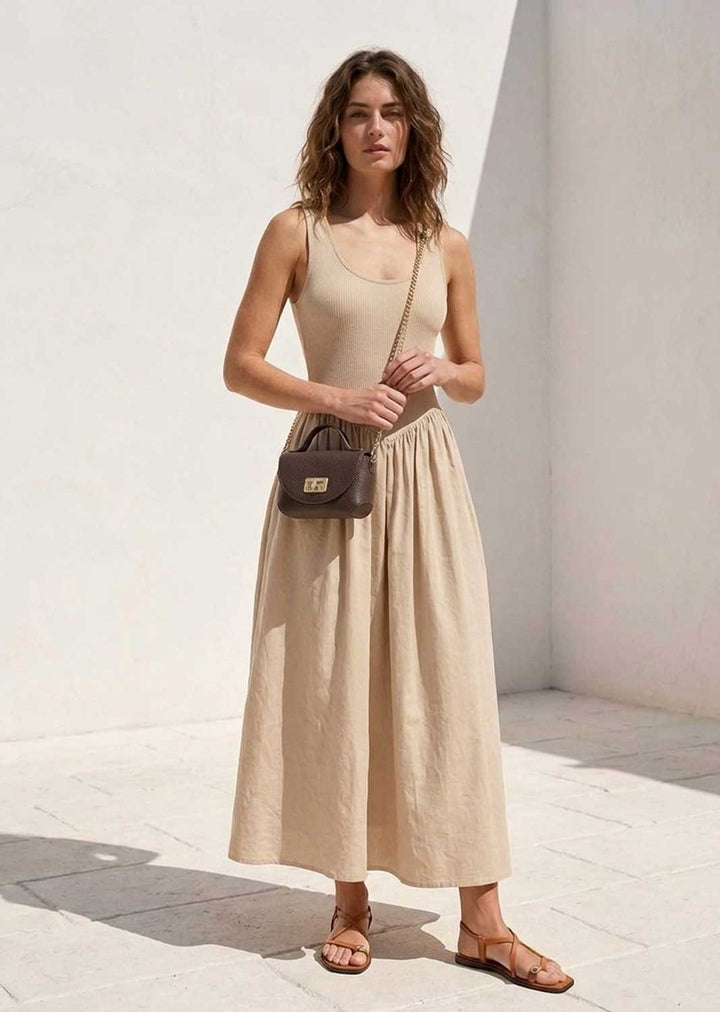 Suki Bamboo Mini Leather Bag
