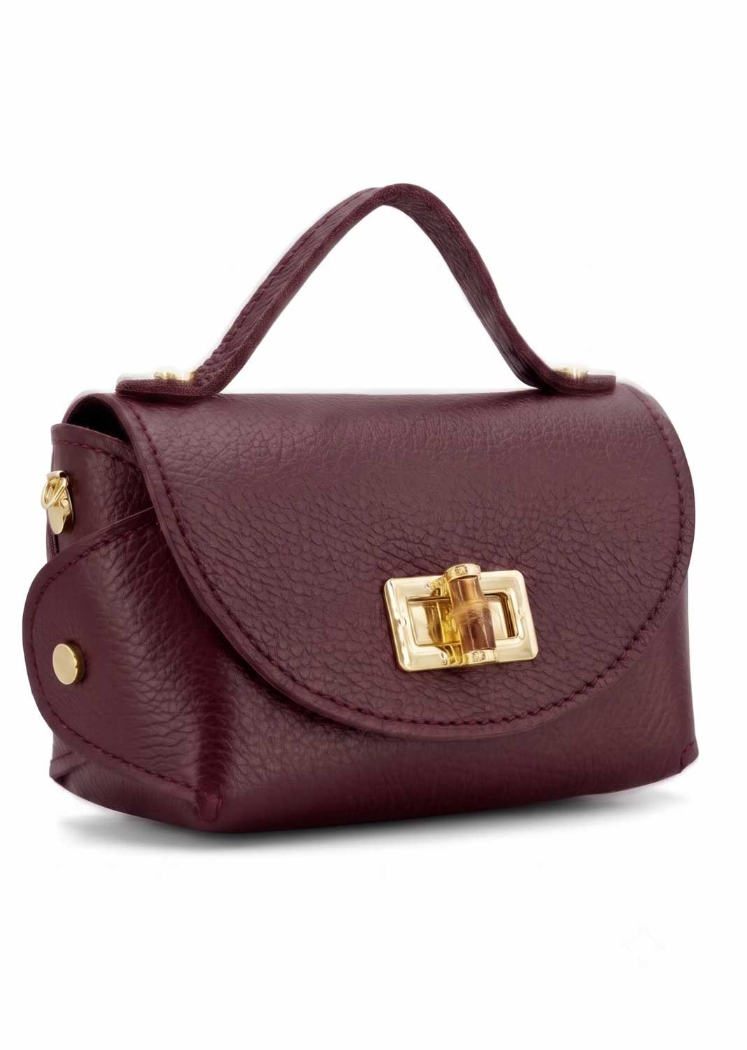 Suki Bamboo Mini Leather Bag