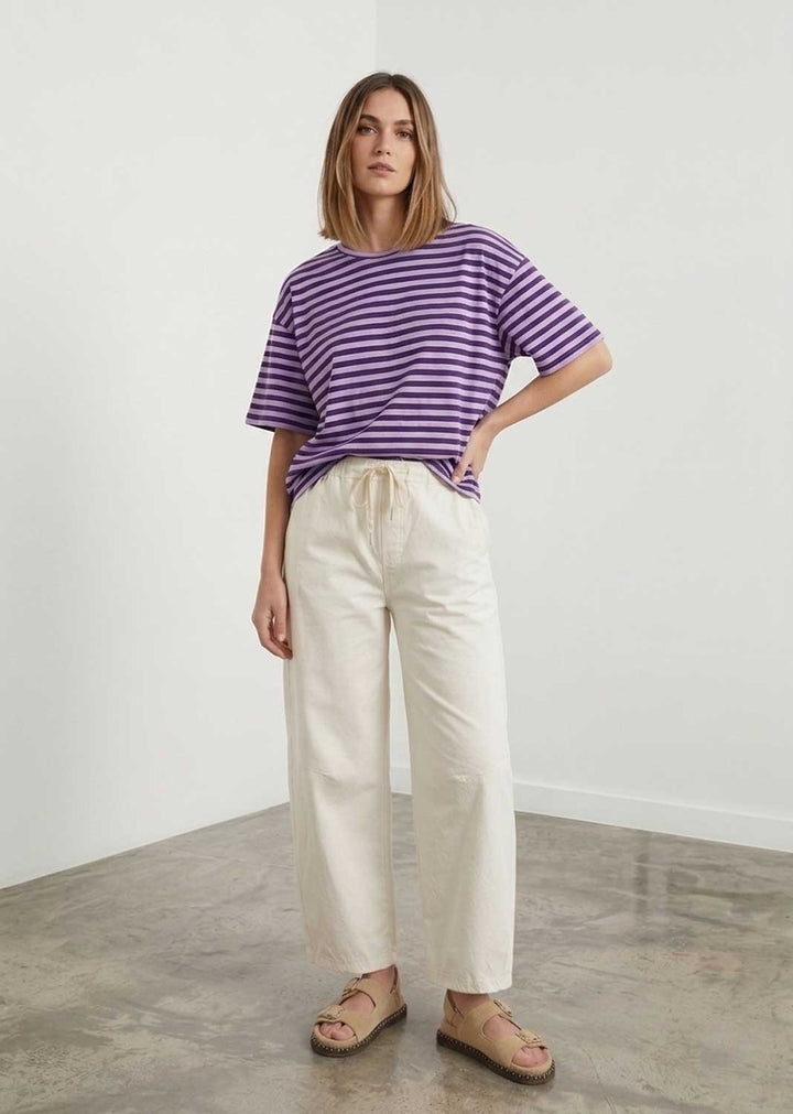 Susie Purple Lilac Stripe Tshirt