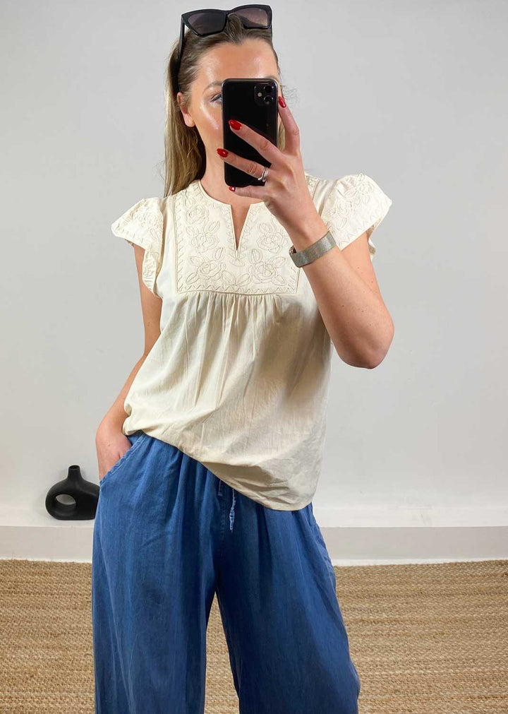 Sylvie Embroidered Blouse