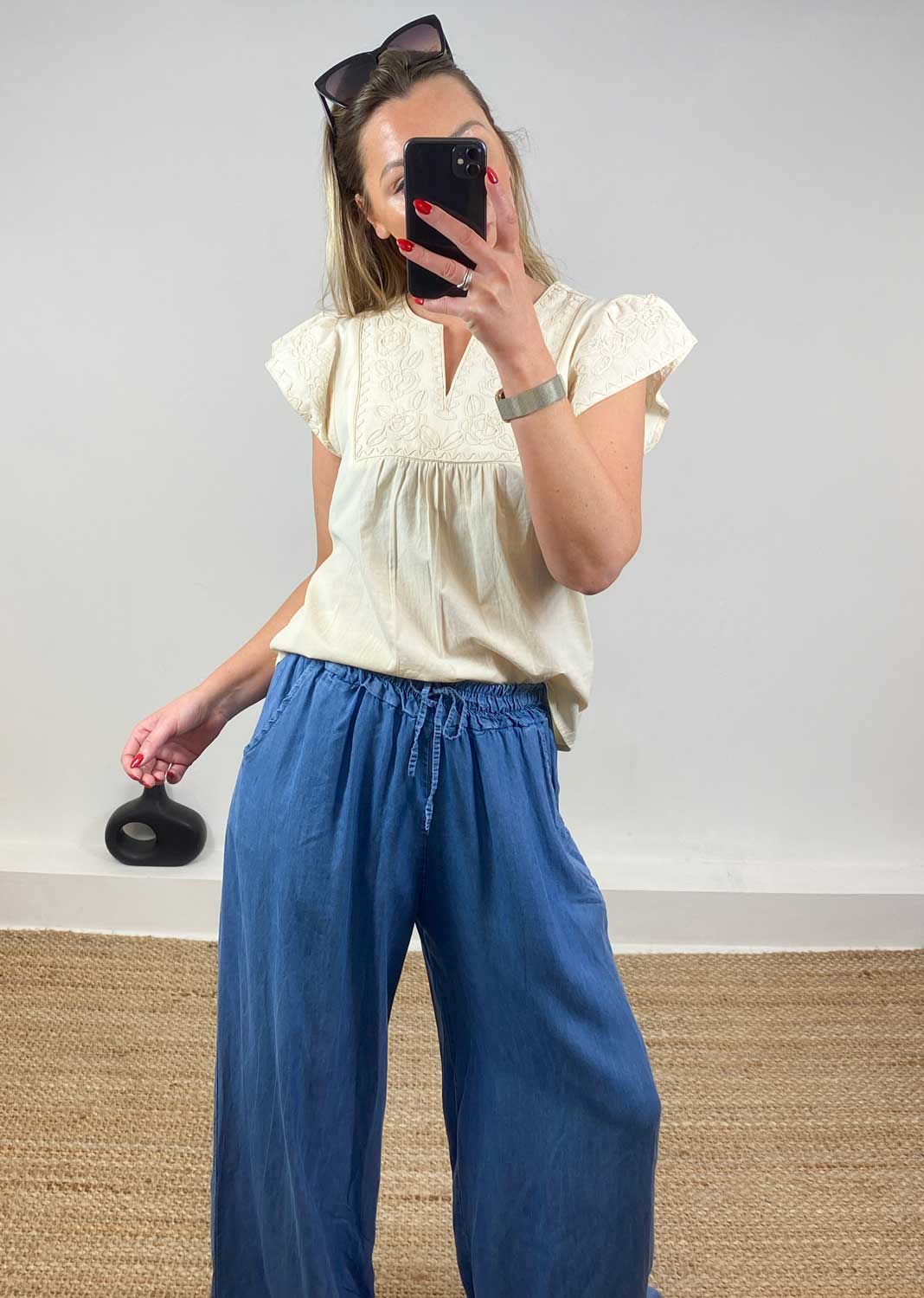 Sylvie Embroidered Blouse