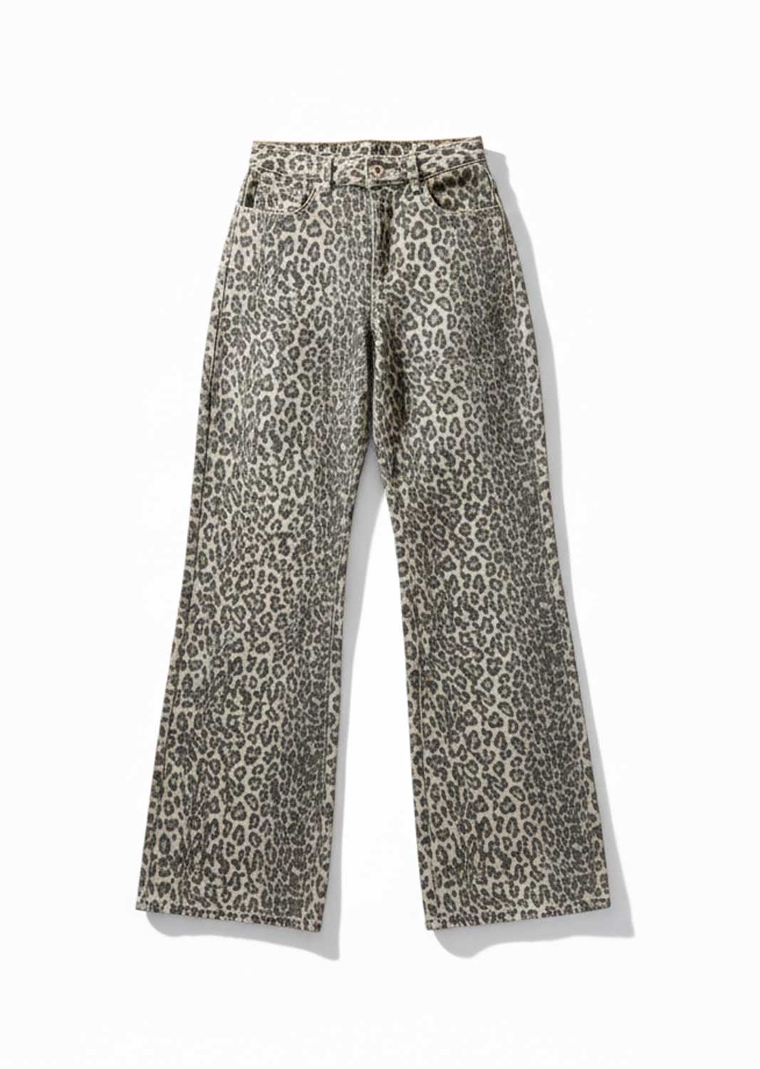 Whimsy Leopard Dad Jeans