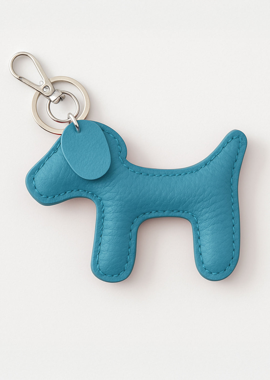 Leather Dog Keyring