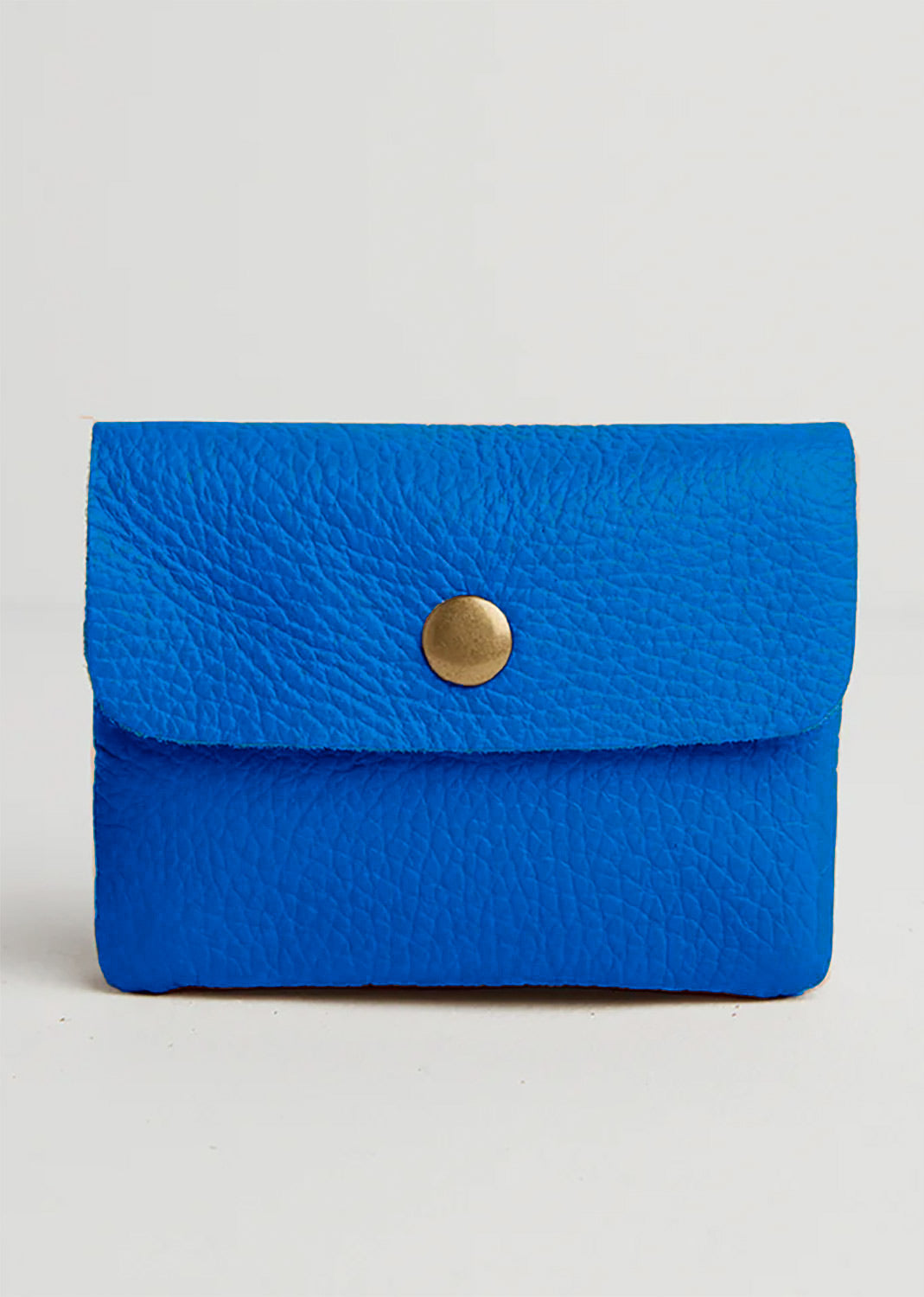 Blue Small Leather Purse
