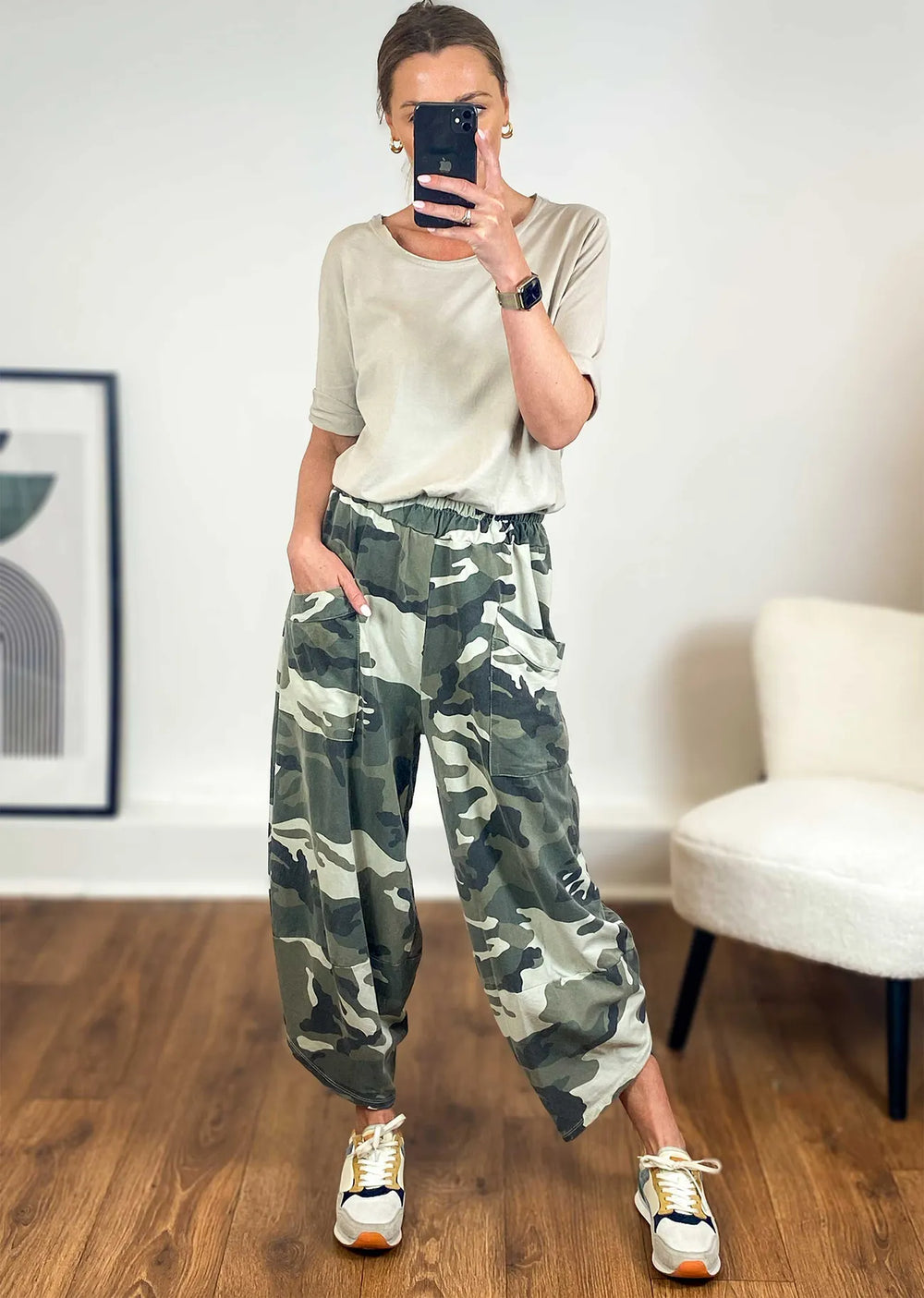 Camouflage Cocoon pants