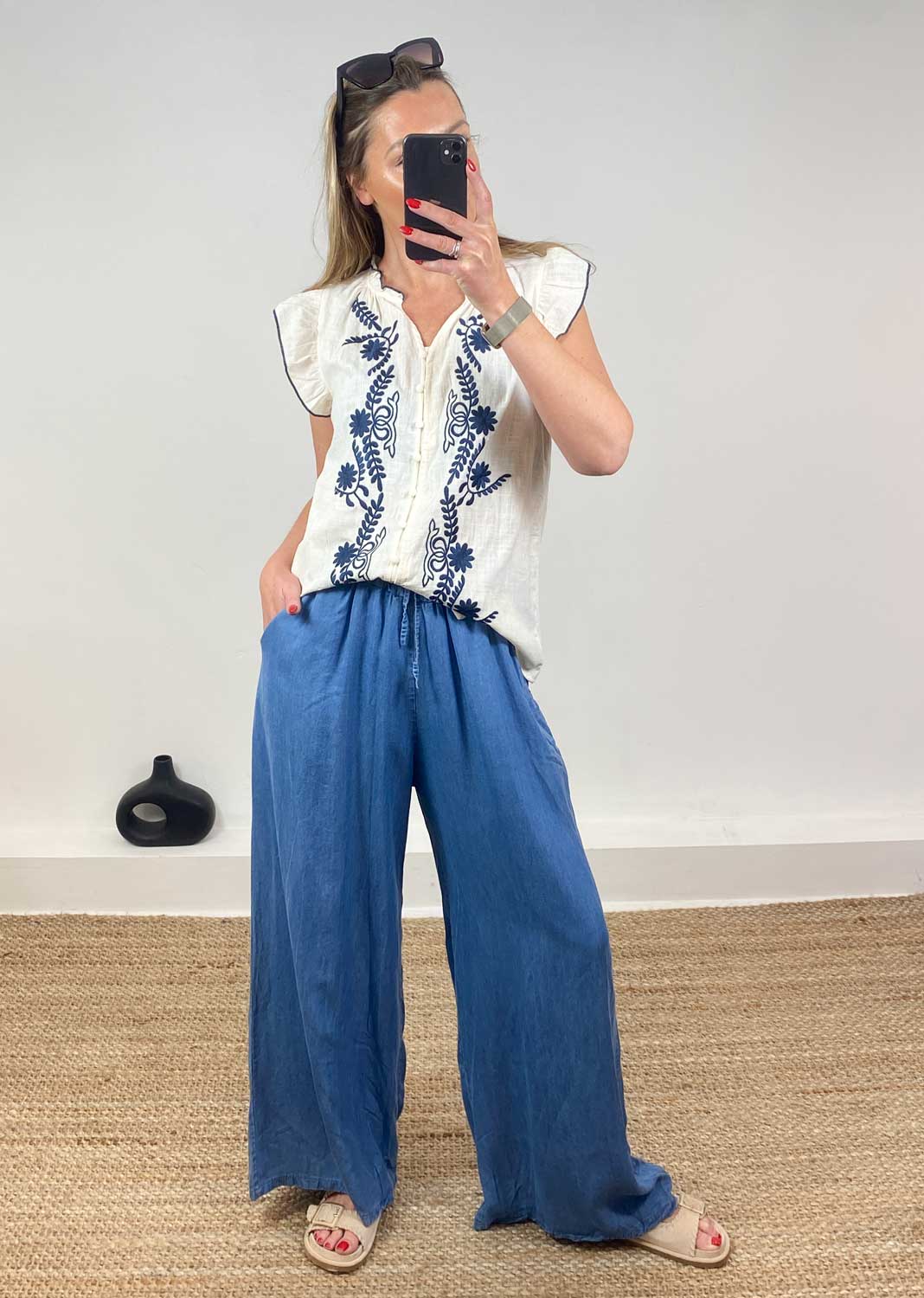 Alessia Embroidered Blouse