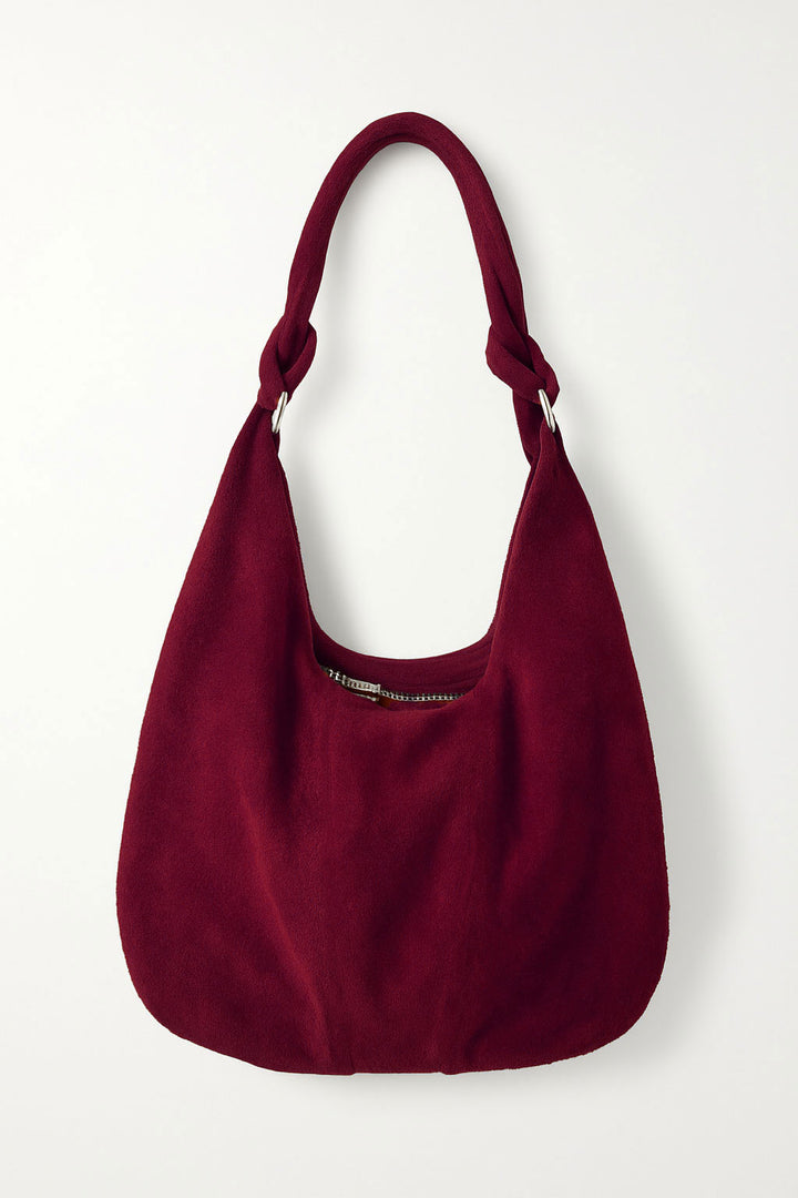Suede Bag  Burgundy