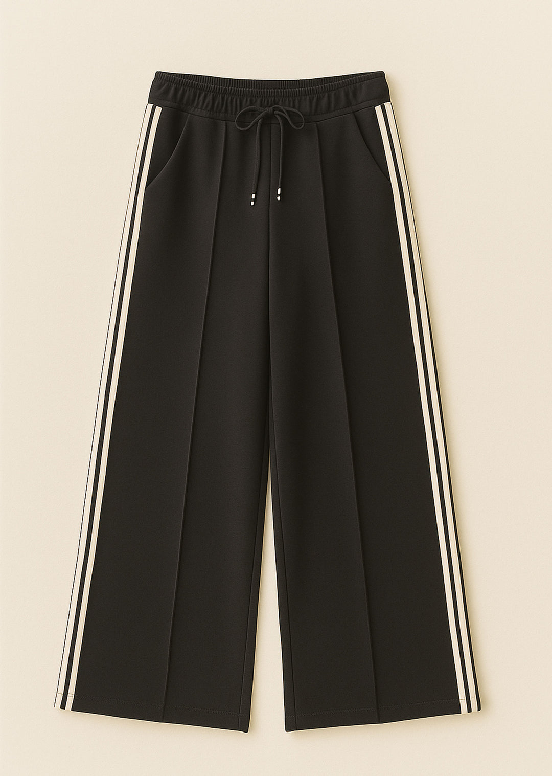 Cory Side Stripe Track Pants Black