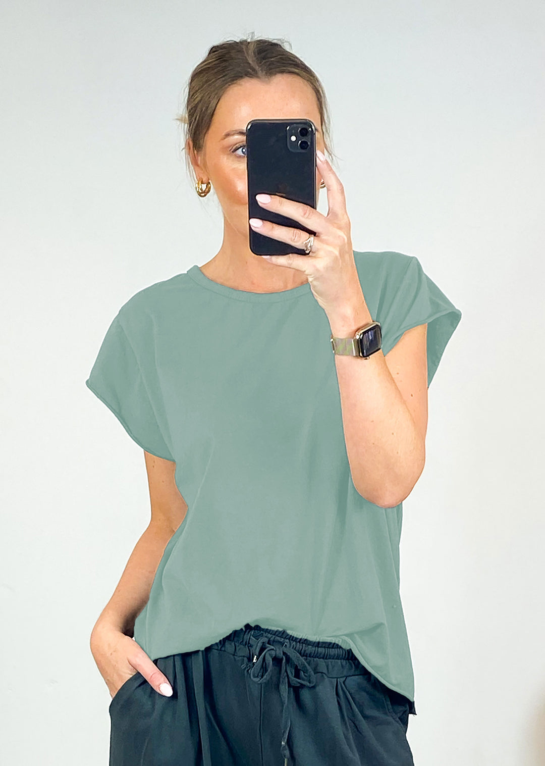 Davina Raw Edge T-Shirt