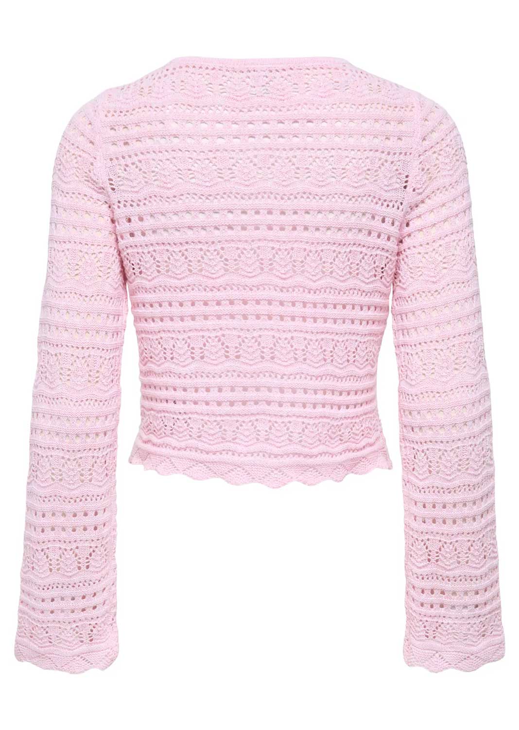 Elke Crochet Top Pink