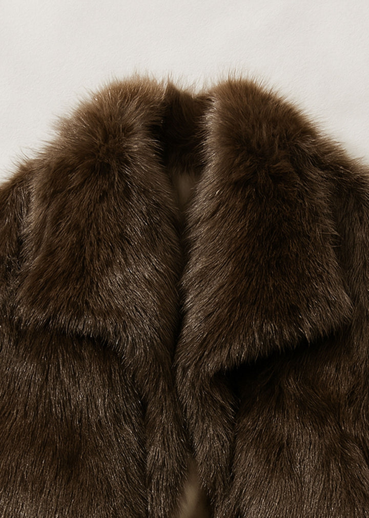 Fur Jacket Chocolate