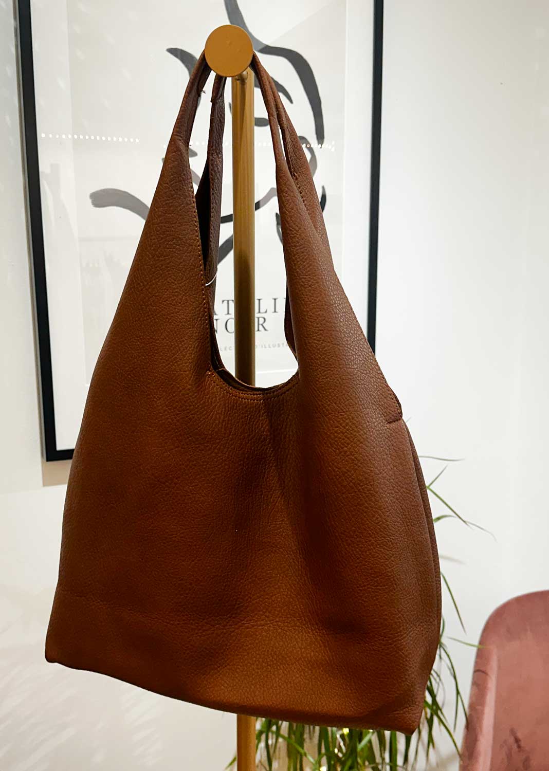 Hermione Slouchy 2 in 1 Bag Tan