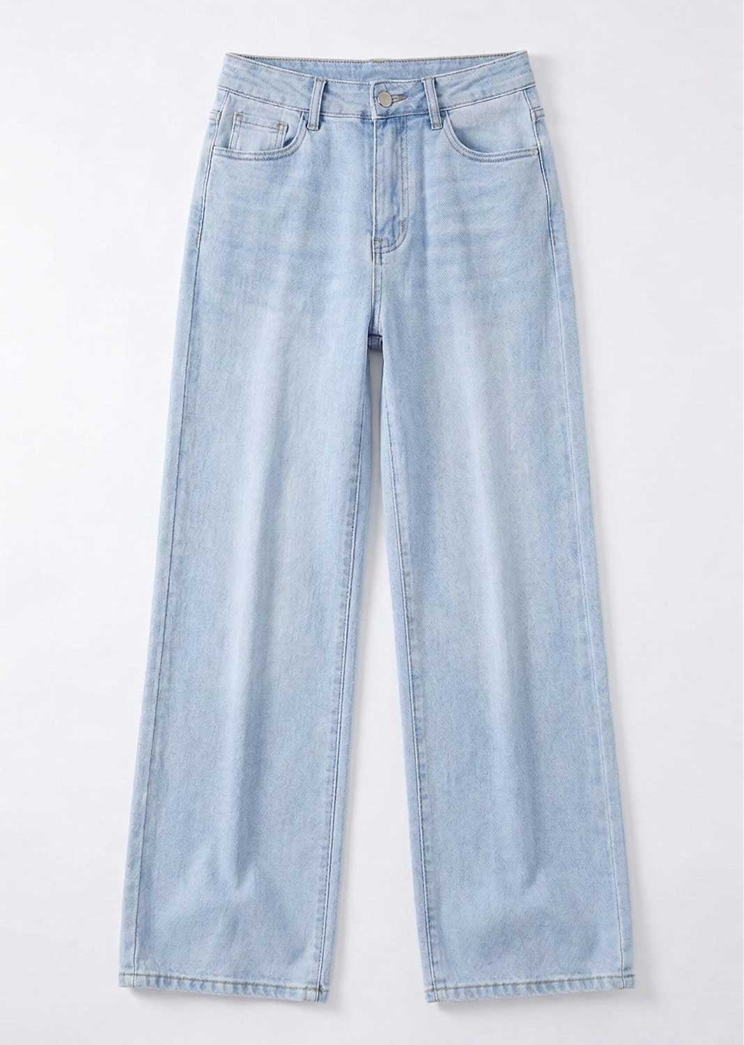 Lara Dad Fit Jeans Pale Bue