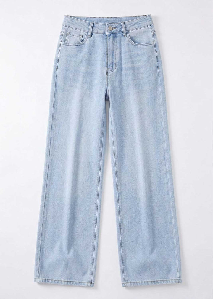 Lara Dad Fit Jeans Pale Bue