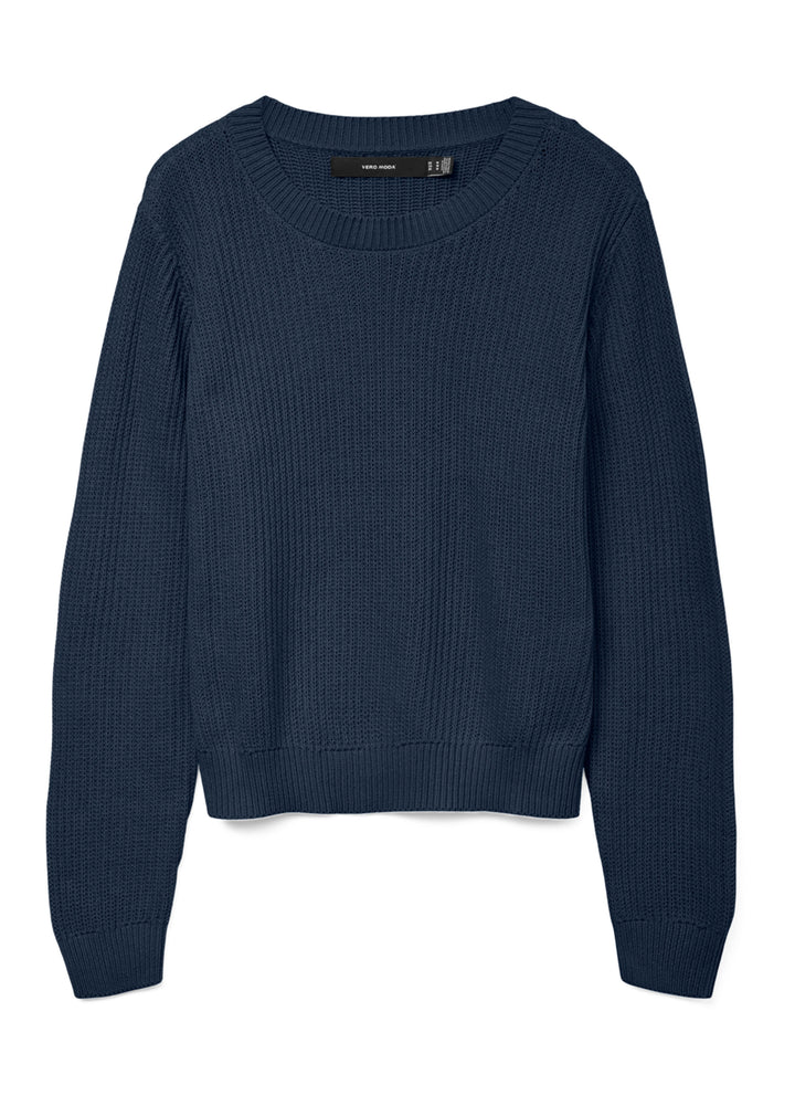 Lux Knit Jumper in Navy