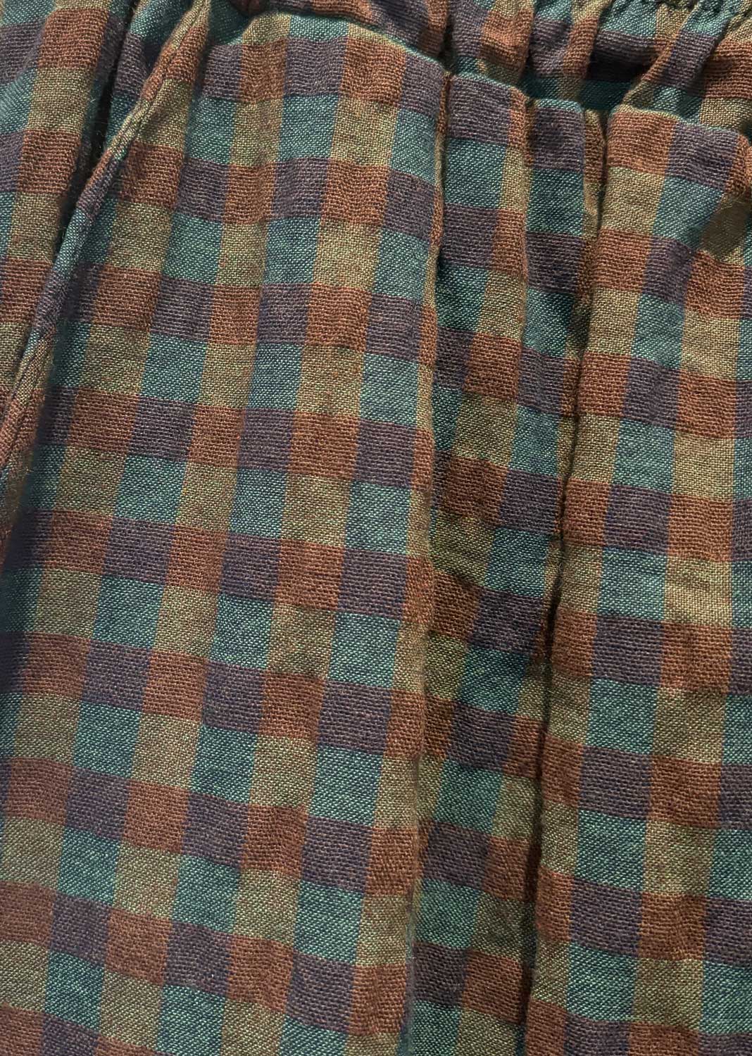 Marion Teal Checked Kimono Jacket