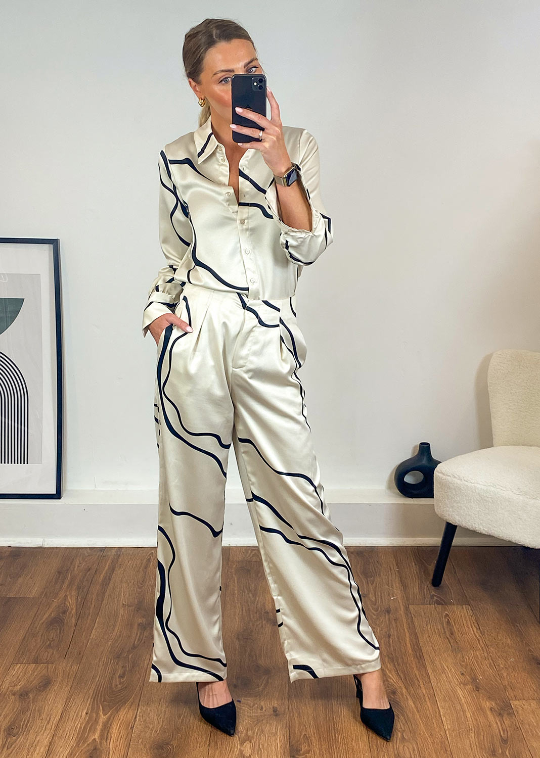 MARNI SATIN TROUSERS