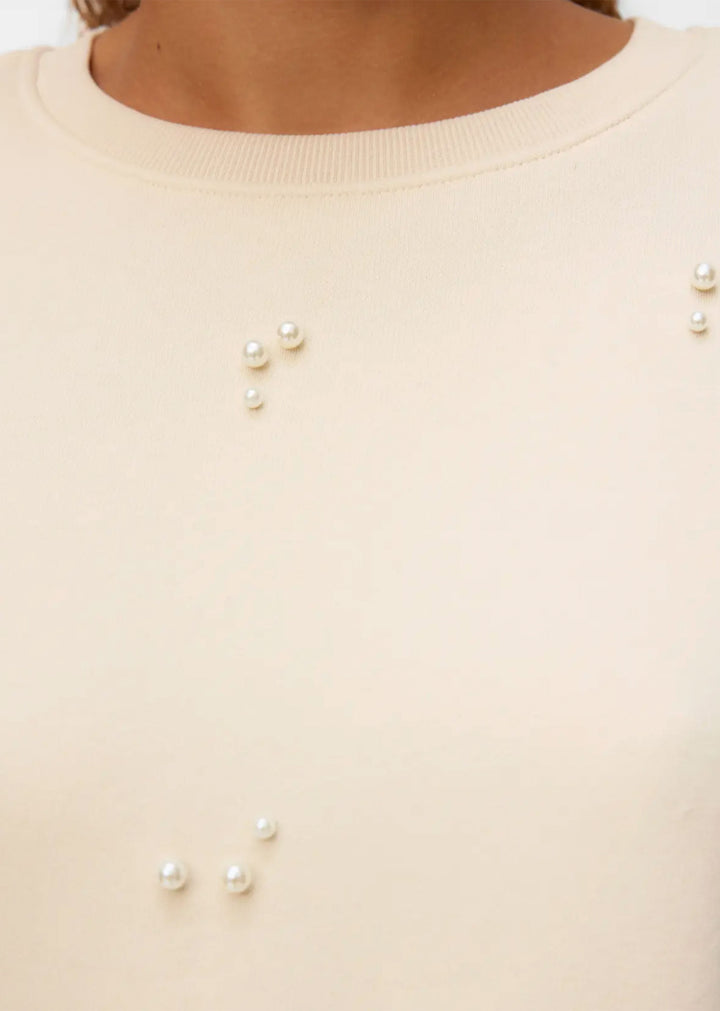 Cream Pearl Sweater