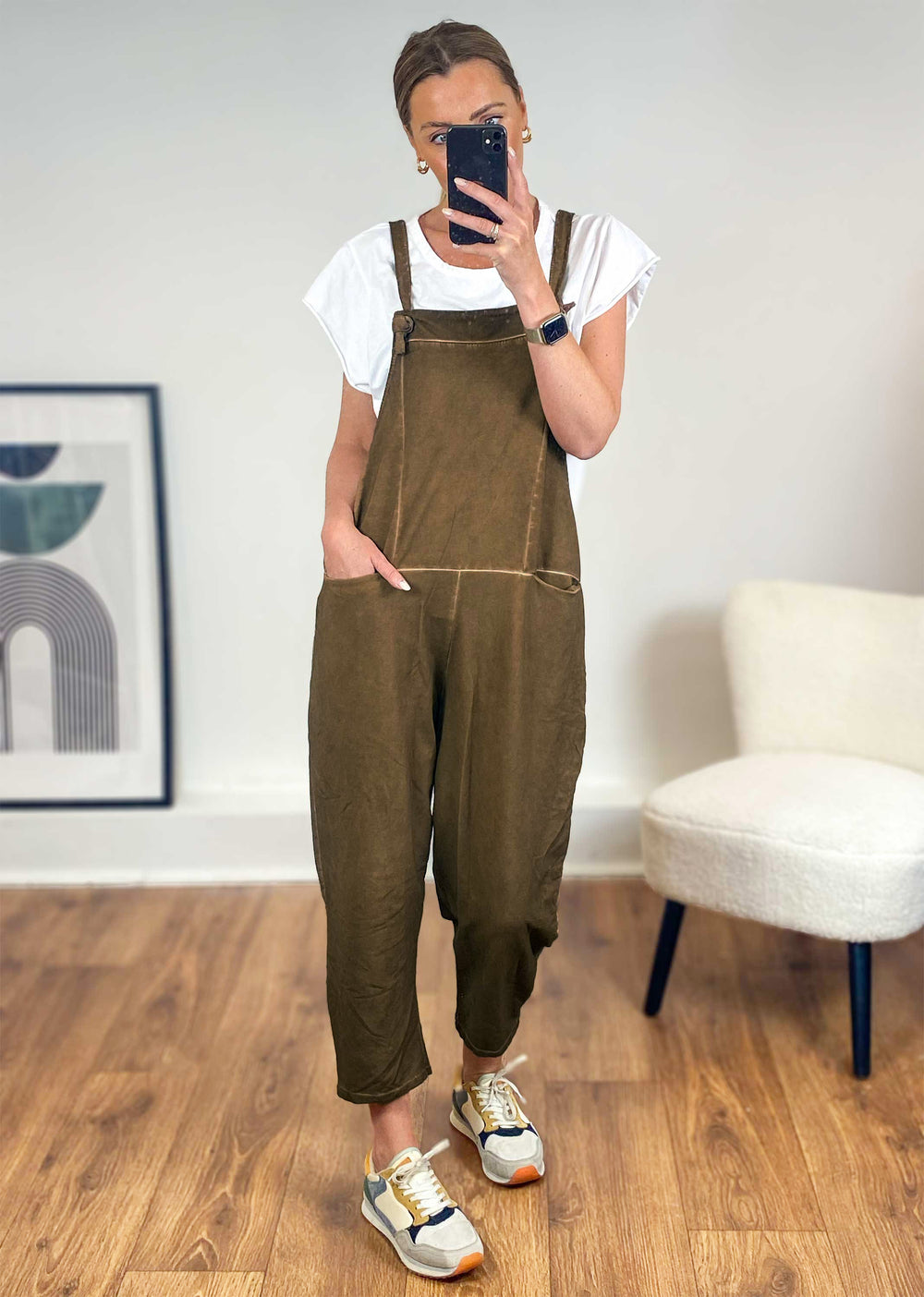 Mocha Dungarees