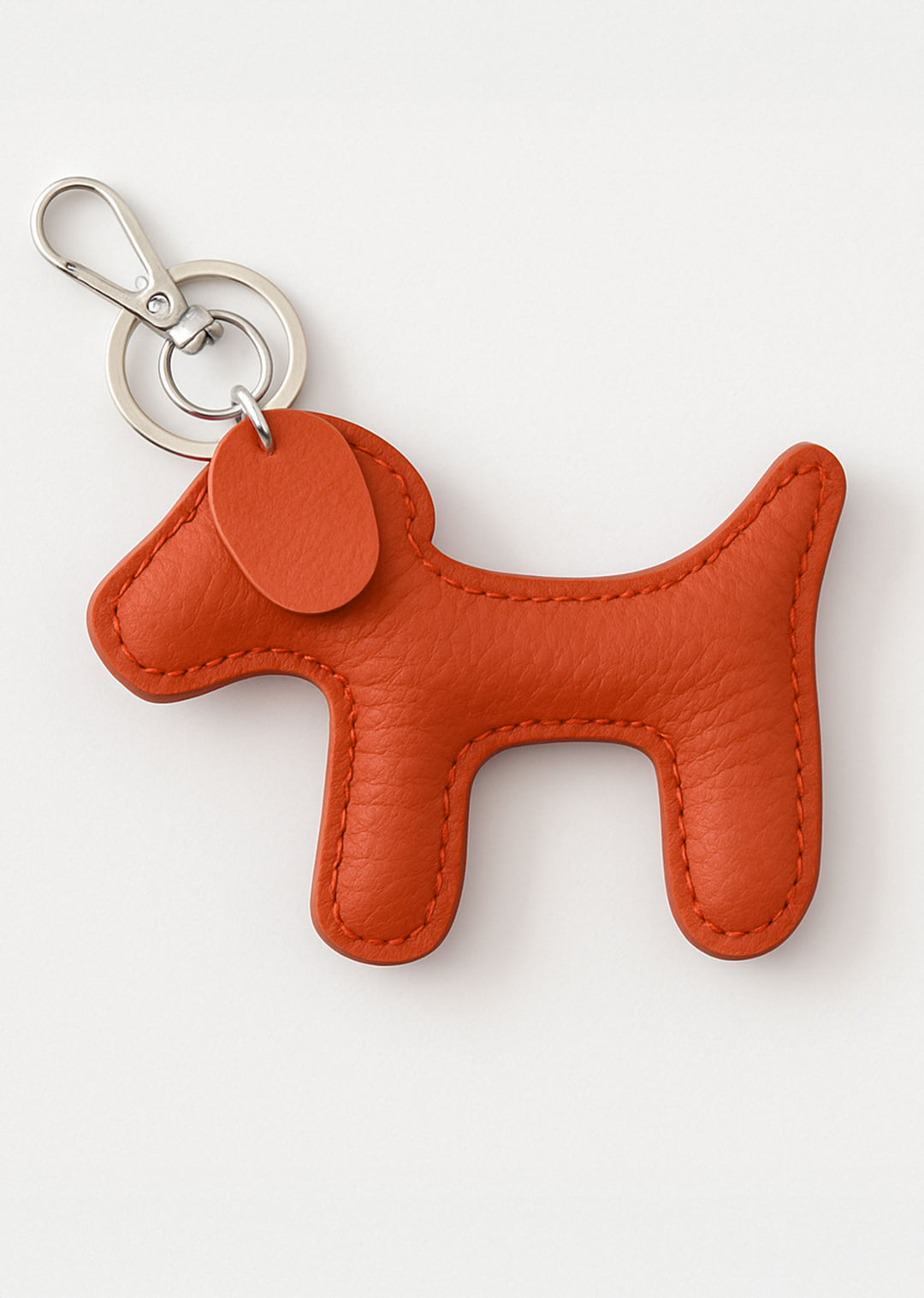 Leather Dog Keyring
