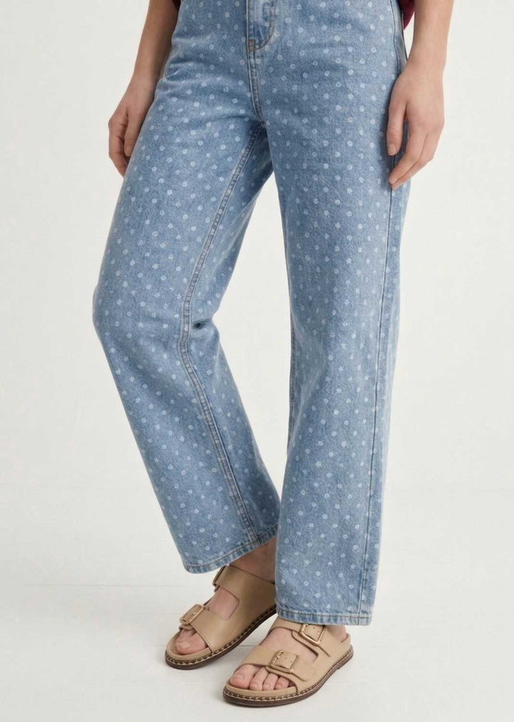 Portia Polka Dot Jeans