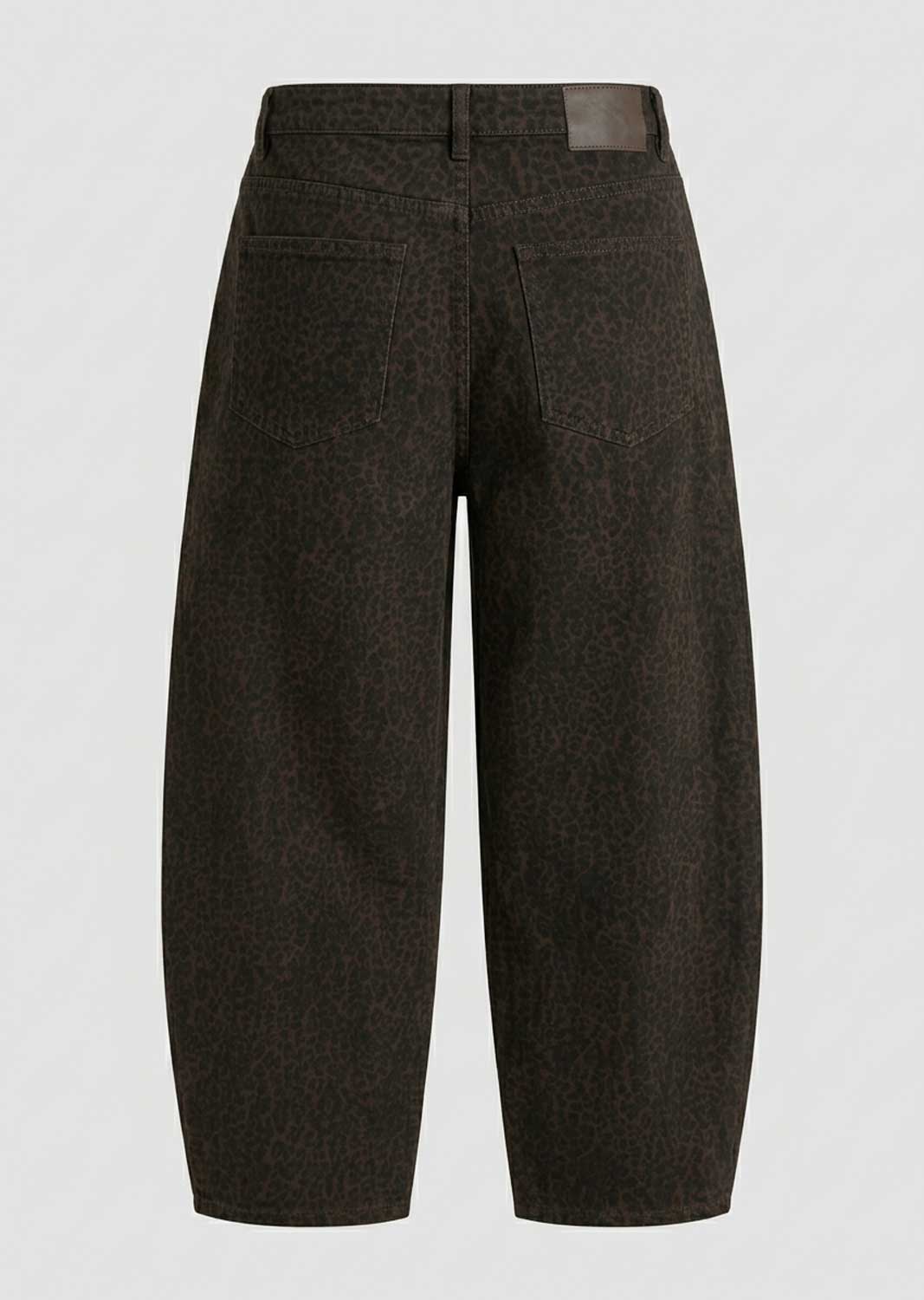 Quinn Leopard Barrel Jeans