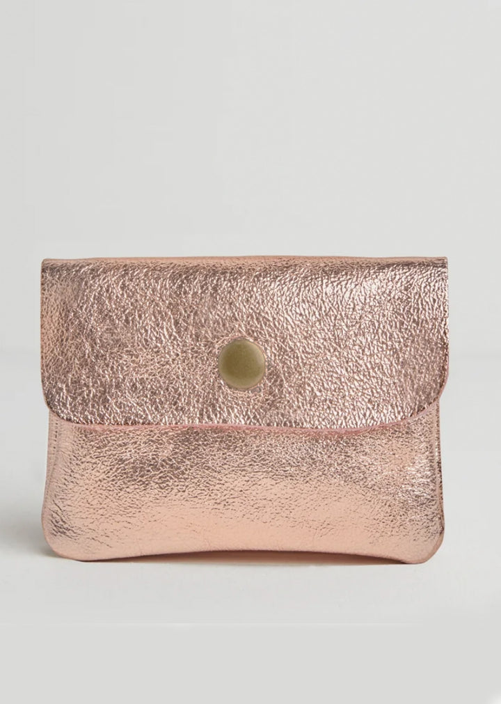 Rose Gold Metallic Purse 