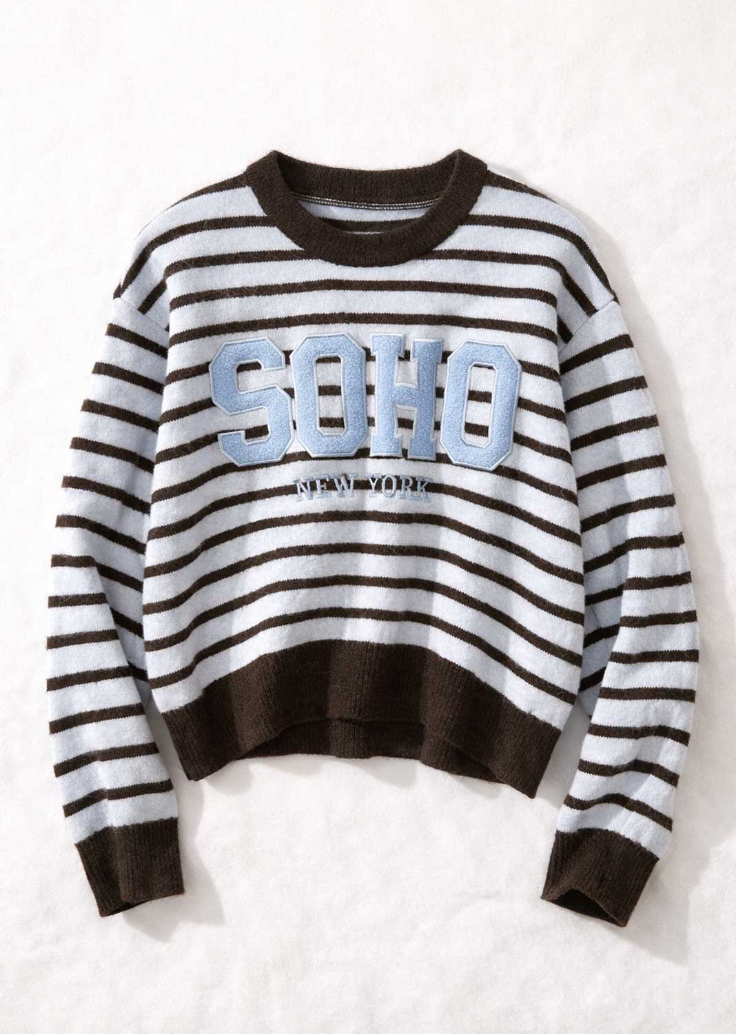 Soho Stripe Jumper Blue