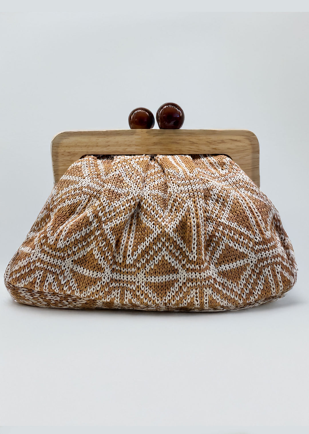 Soller Clutch Bag in Tan