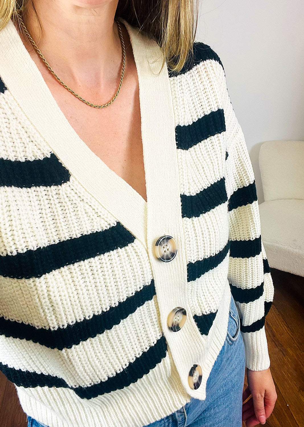 STRIPE CARDIGAN