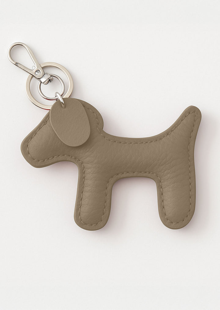 Leather Dog Keyring