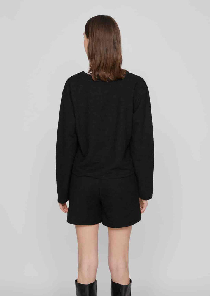 VILA Amy Buttoned Jacket - Black