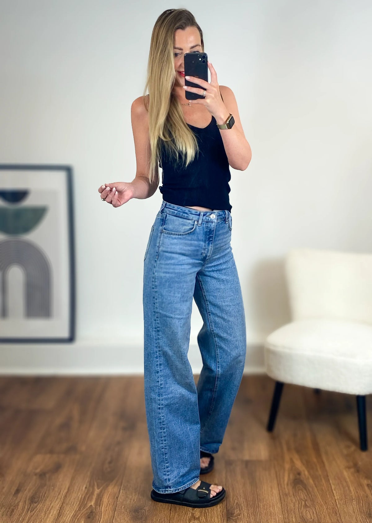 WIDE LEG JEANS