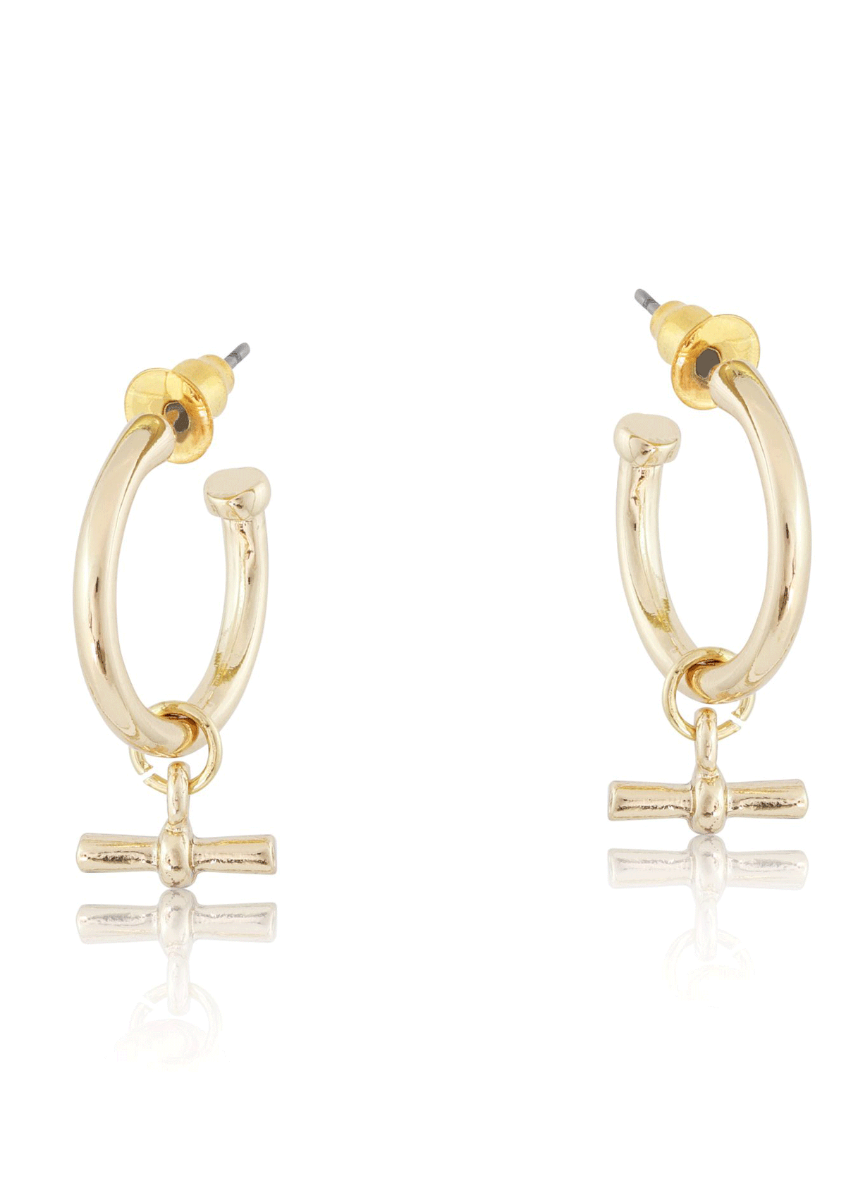 Octavia Tiny T-Bar Earrings