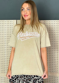 Arizona Vintage Look T-Shirt - Camel