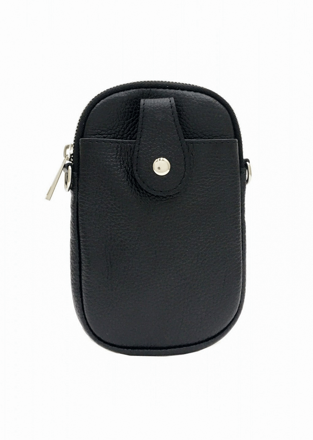 Black Leather Phone Bag