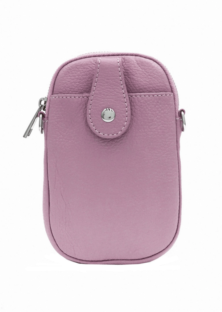On the Go Leather Phone Bag