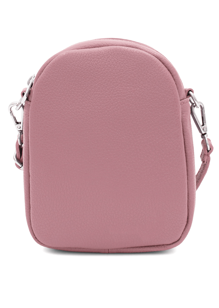 Pink Rose Leather Bag
