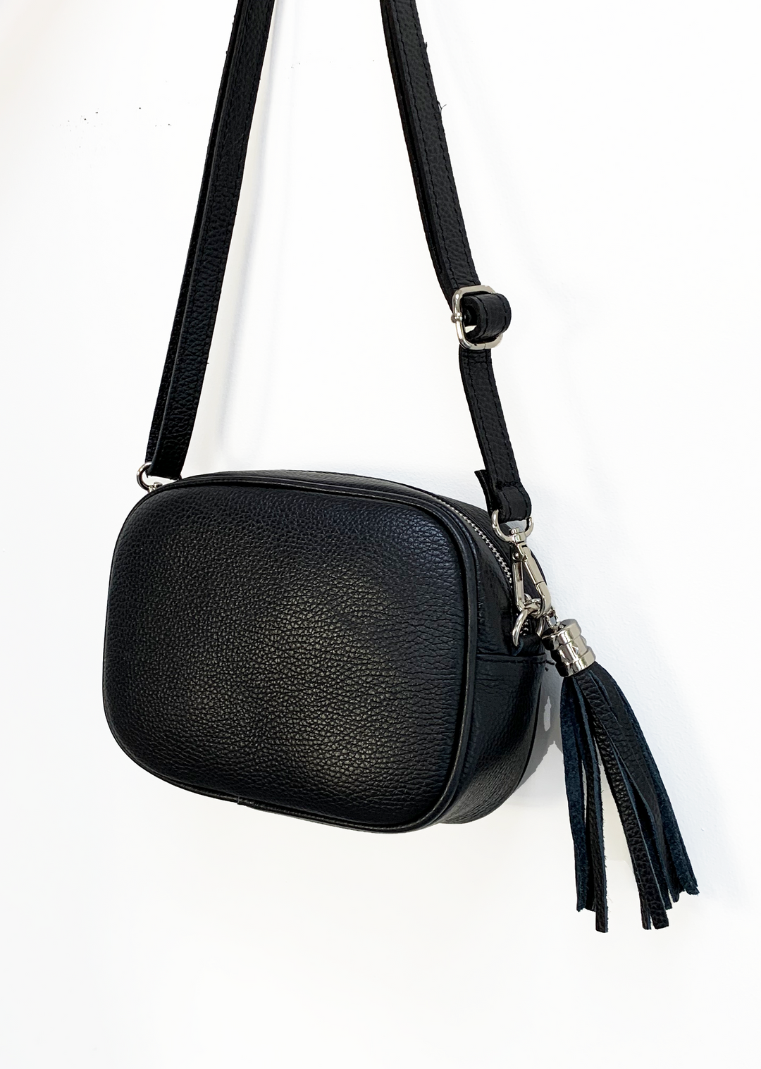 The Global Leather Bag - Black