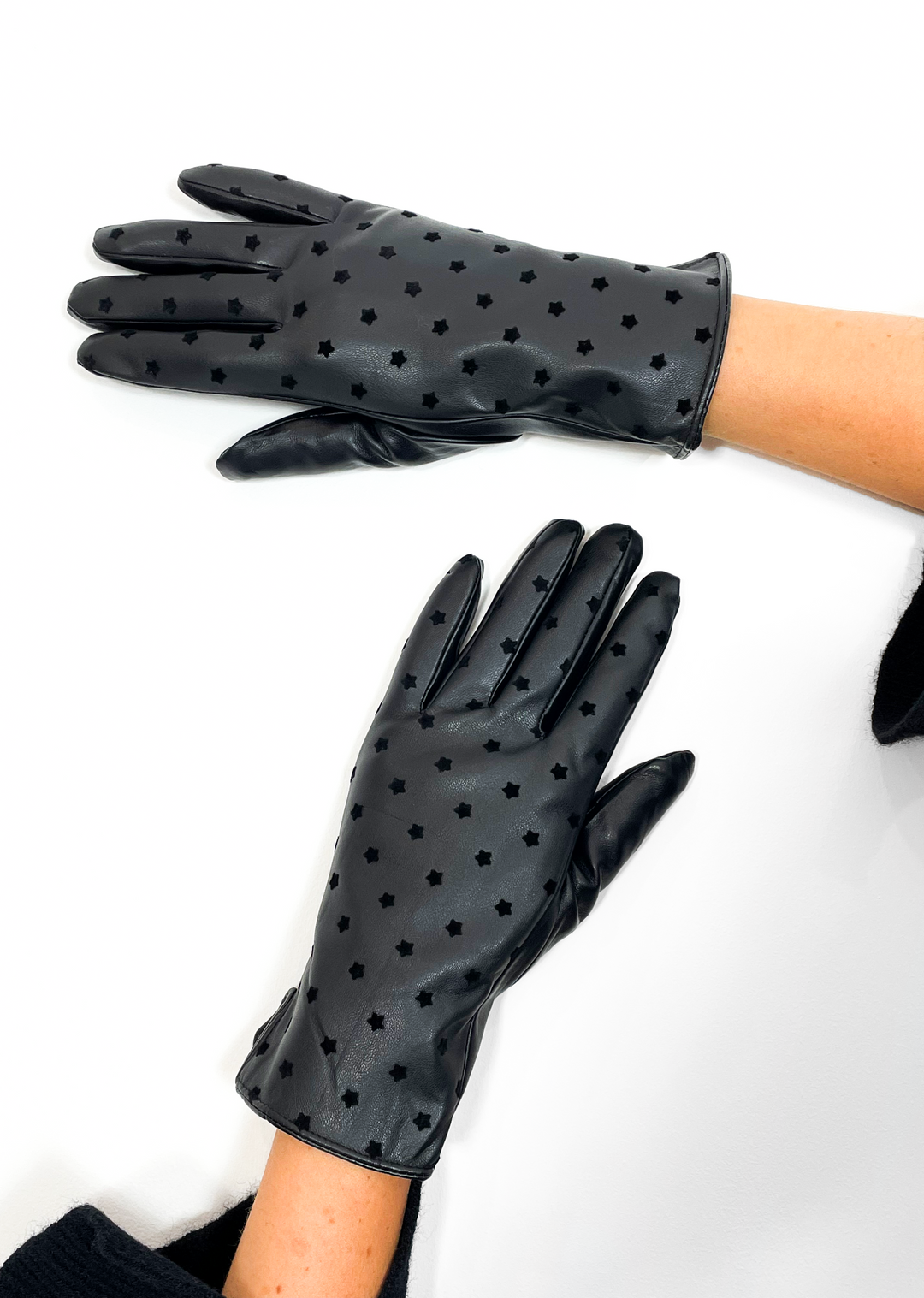 Star Black Gloves