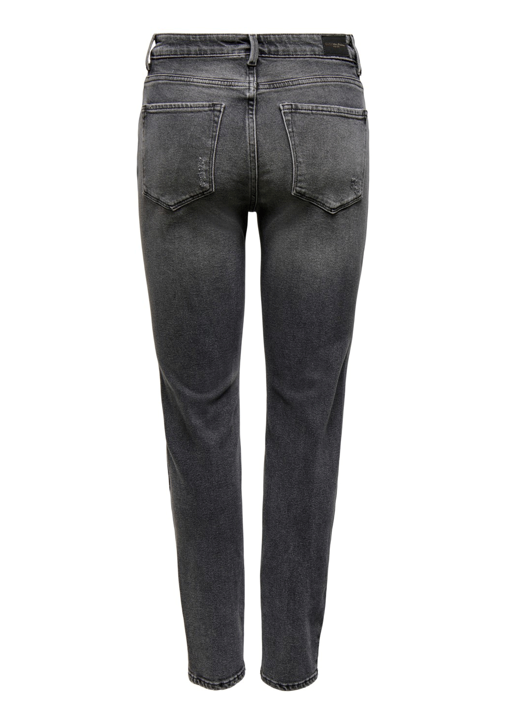 Emily Straight Jeans - Washed Black Denim