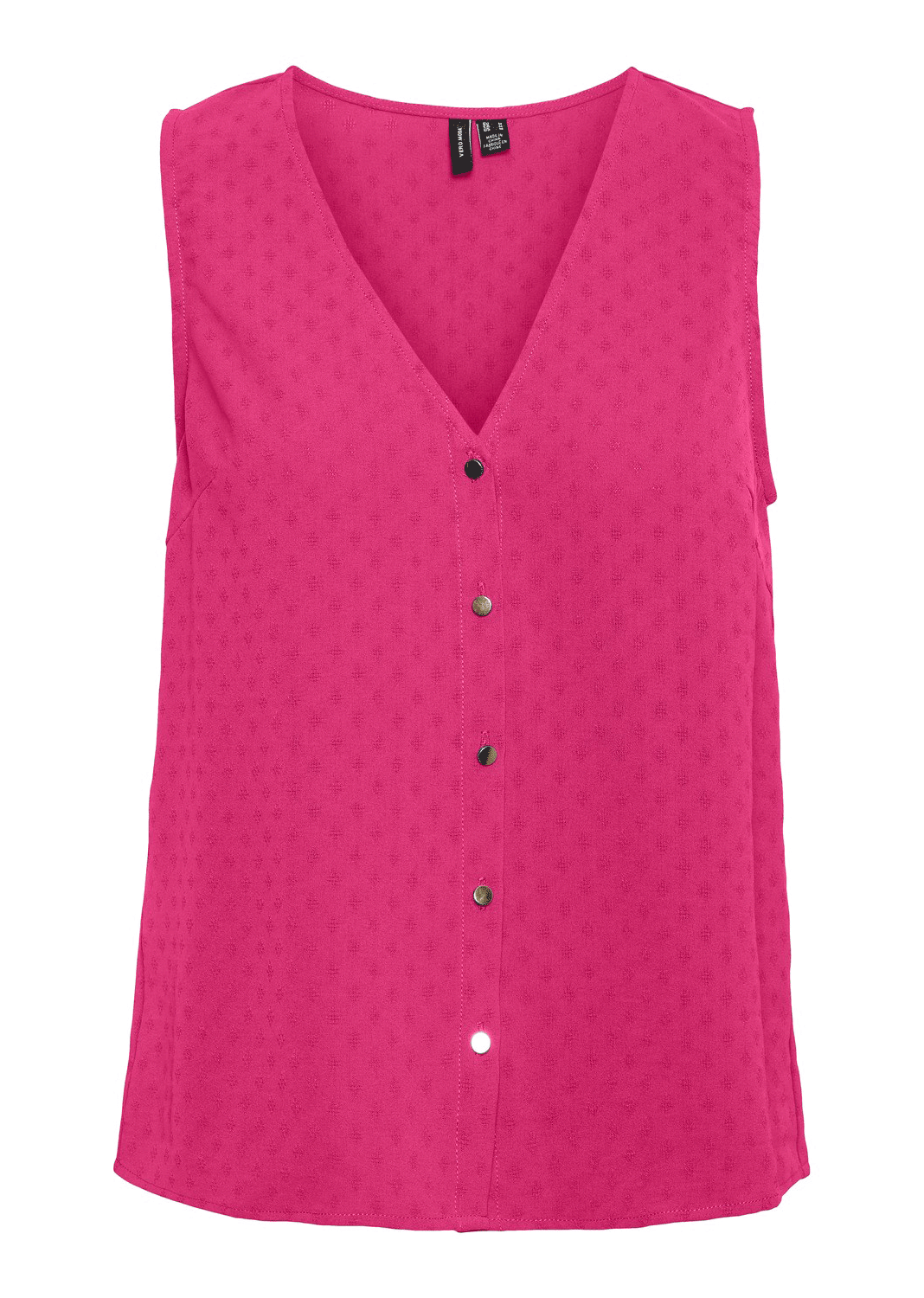 Pink sleeveless top